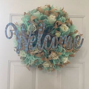 Handmade welcome wreath